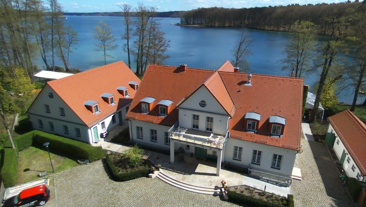 Cafe Wildau Hotel & Restaurant Am Werbellinsee ショルフハイデ エクステリア 写真